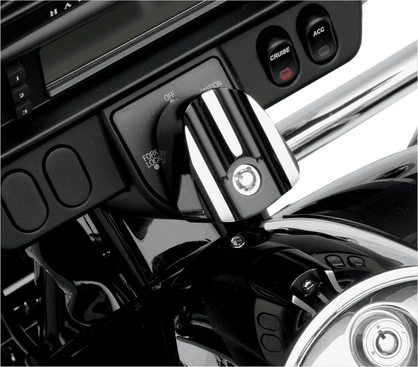 COVINGTONS 2106-0063 Cover - Ignition Switch - Finned - Black — image 2 of 2