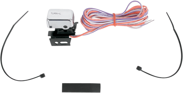 DRAG SPECIALTIES 2106-0081 Handlebar Switch Kit - Left-Side - Turn Signal - Chrome
