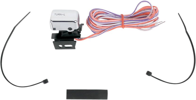 DRAG SPECIALTIES 2106-0081 Handlebar Switch Kit - Left-Side - Turn Signal - Chrome