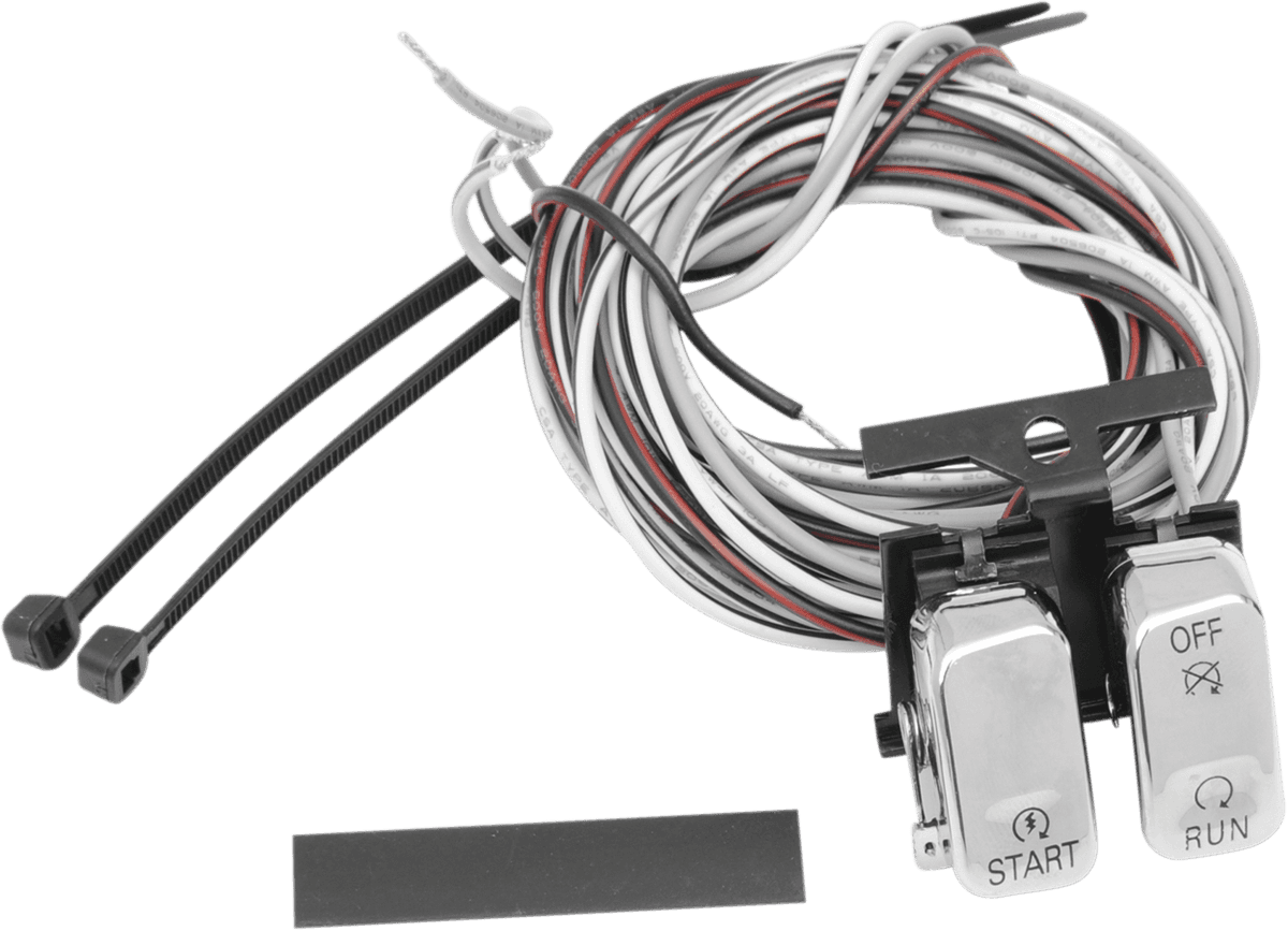 DRAG SPECIALTIES 2106-0083 Handlebar Switch Kit - Start/Stop - Chrome