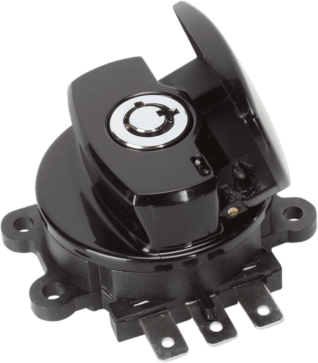 DRAG SPECIALTIES 2106-0225 Side Hinge Ignition Switch - Gloss Black