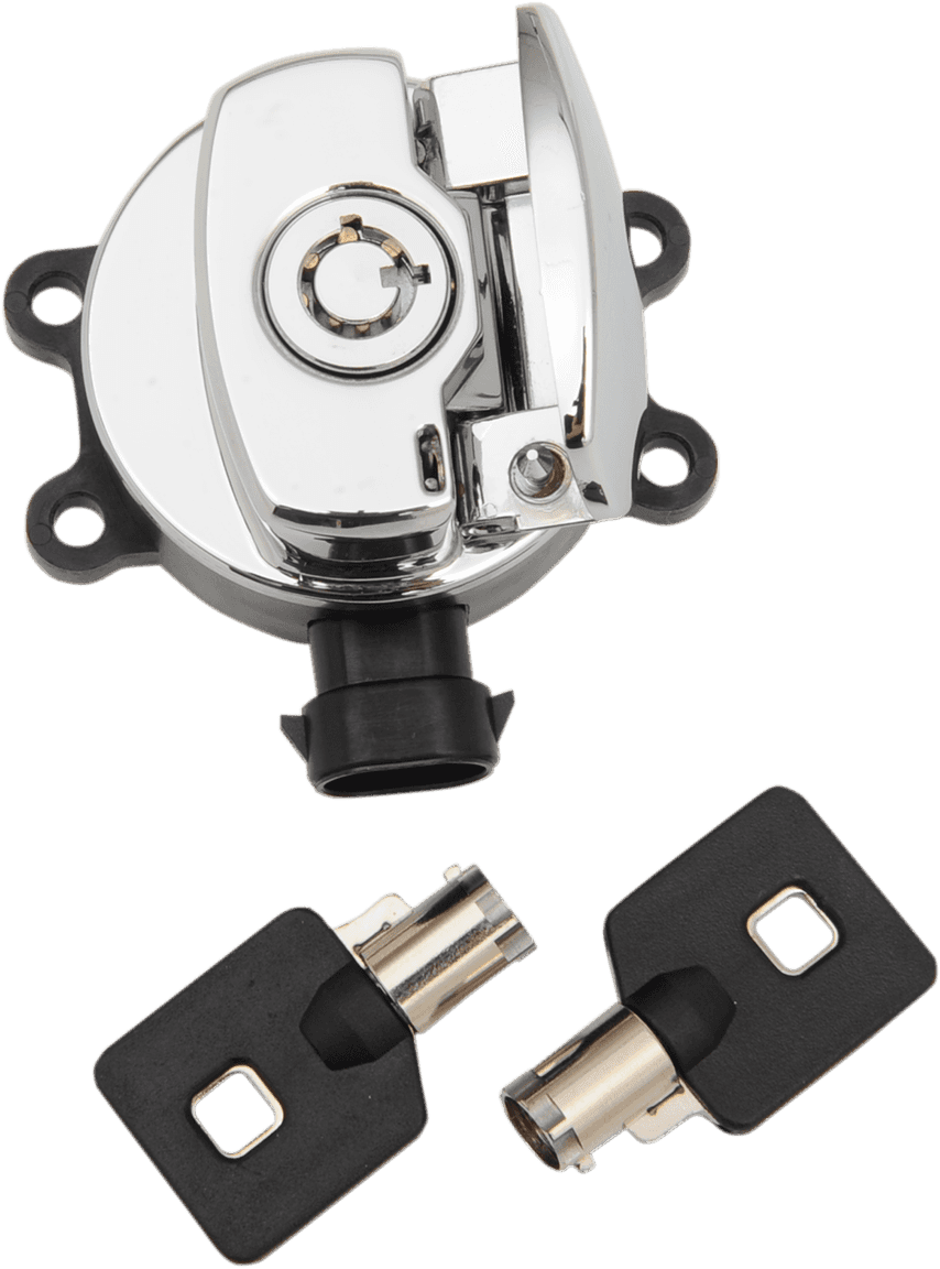 DRAG SPECIALTIES 2106-0249 Side Hinge Ignition Switch - Chrome