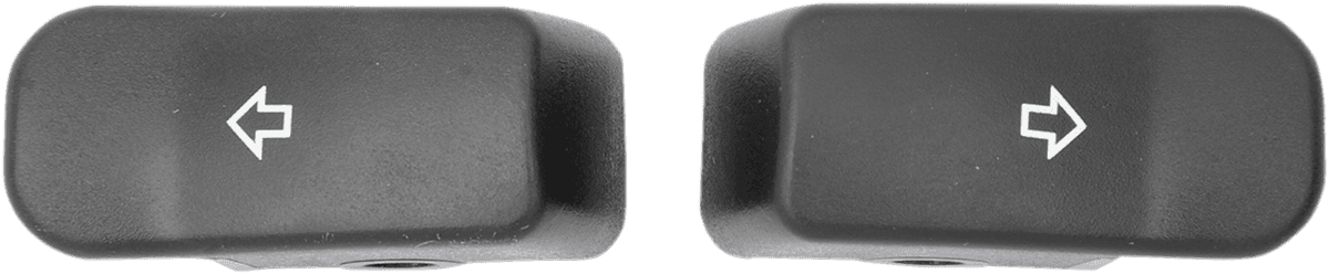 DRAG SPECIALTIES 2106-0360 Turn Signal Switch Extension Caps - Black