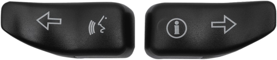 DRAG SPECIALTIES 2106-0362 Turn Signal Switch Extension Caps - Black