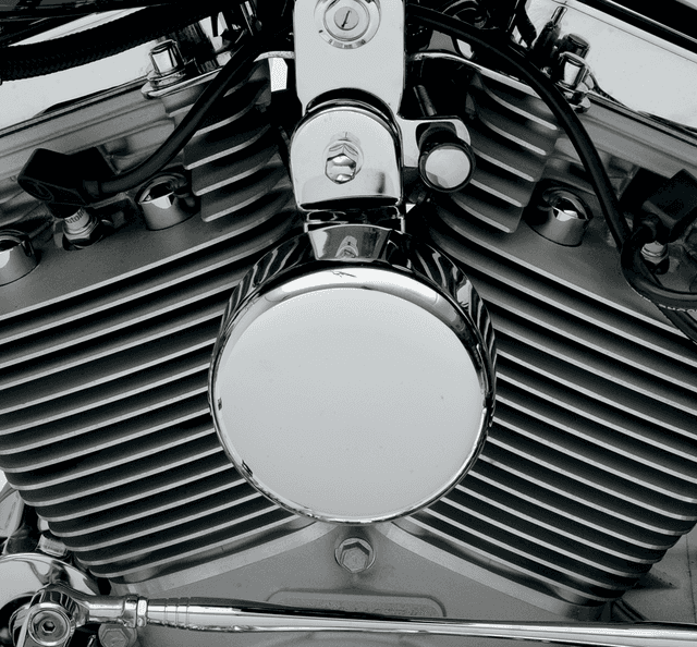 DRAG SPECIALTIES 2107-0043 Round Horn Cover - Chrome — image 2 of 4