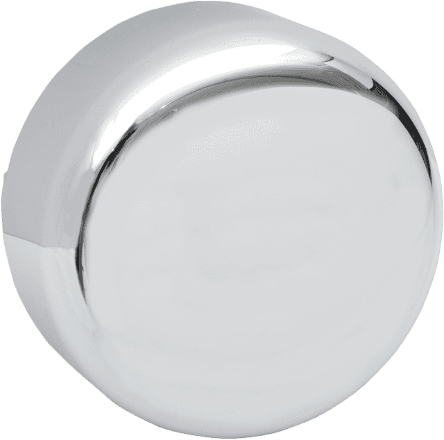 DRAG SPECIALTIES 2107-0043 Round Horn Cover - Chrome — image 1 of 4
