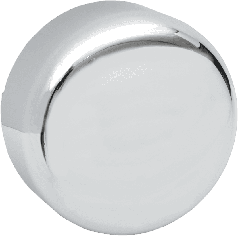 DRAG SPECIALTIES 2107-0043 Round Horn Cover - Chrome — image 1 of 4
