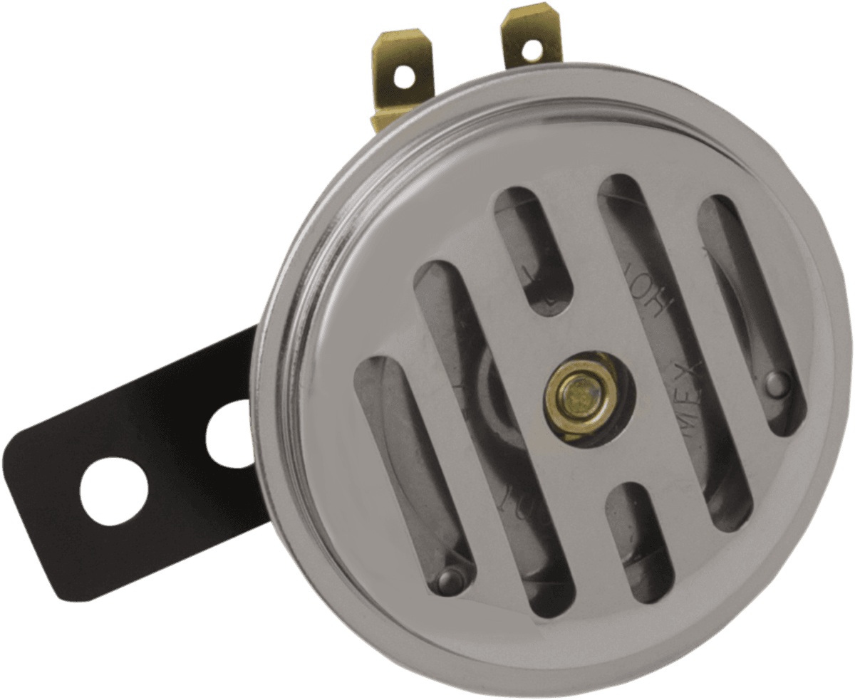 DRAG SPECIALTIES 2107-0045 Horn - 2-1/2" - Slotted - Chrome