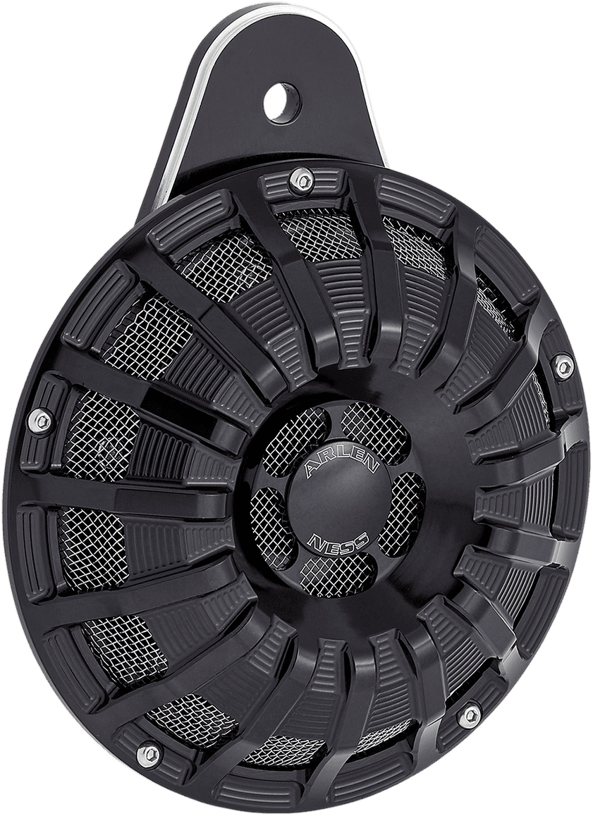 ARLEN NESS 2107-0302 Custom Horn - 15 Spoke - Black - XL
