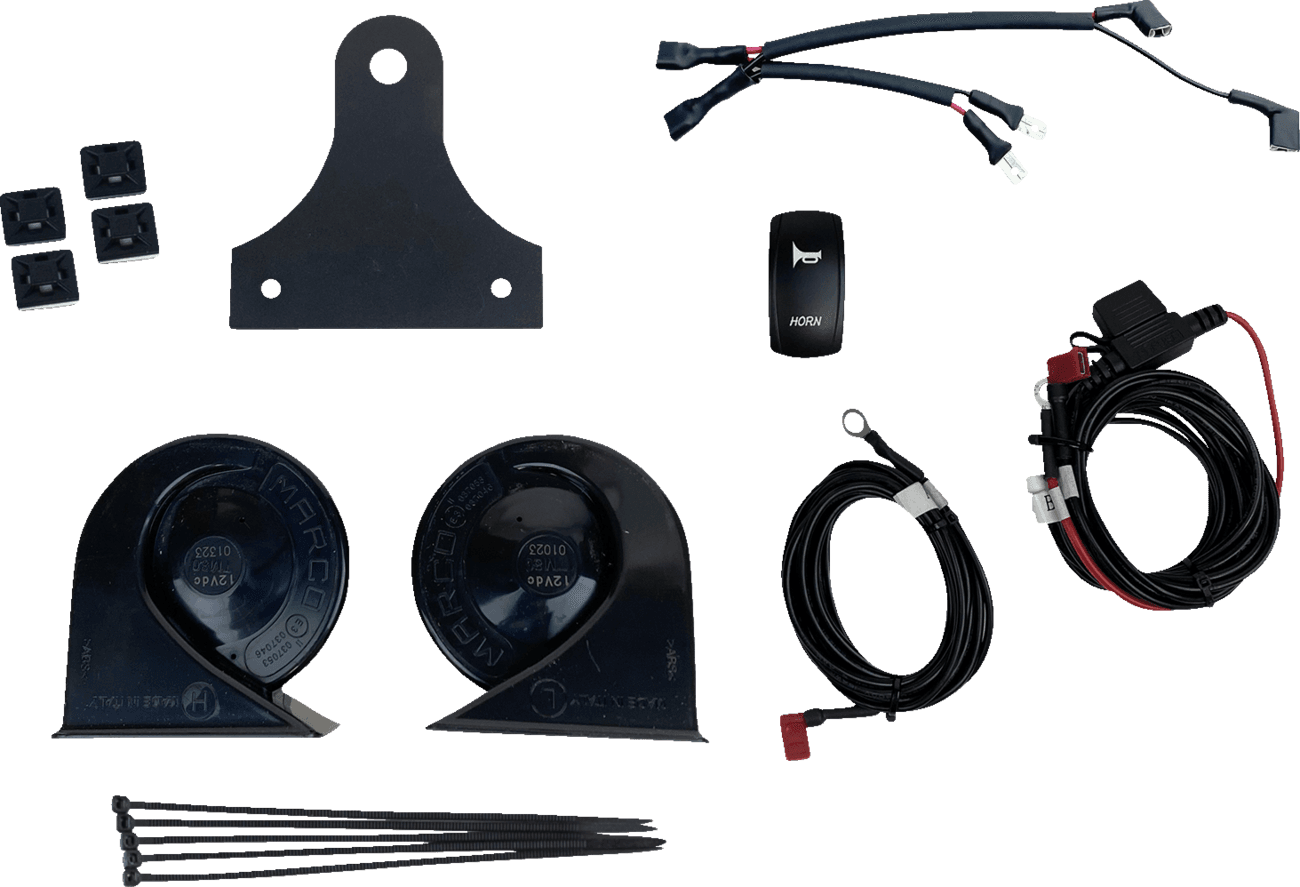CUSTOM DYNAMICS 2107-0333 Electromagnetic Horn w/ Switch - 109 db