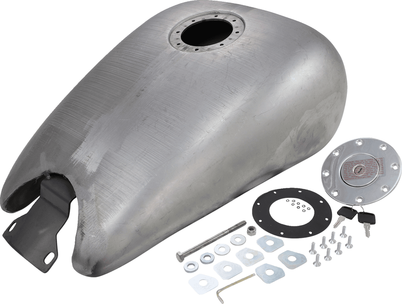 DRAG SPECIALTIES 2107-1737 2" Extended Gas Tank - FXR
