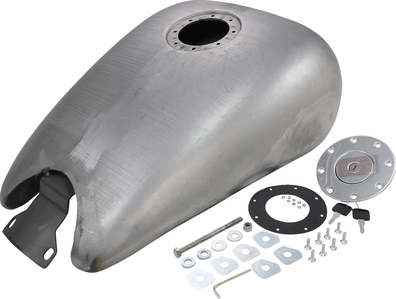 DRAG SPECIALTIES 2107-1737 2" Extended Gas Tank - FXR