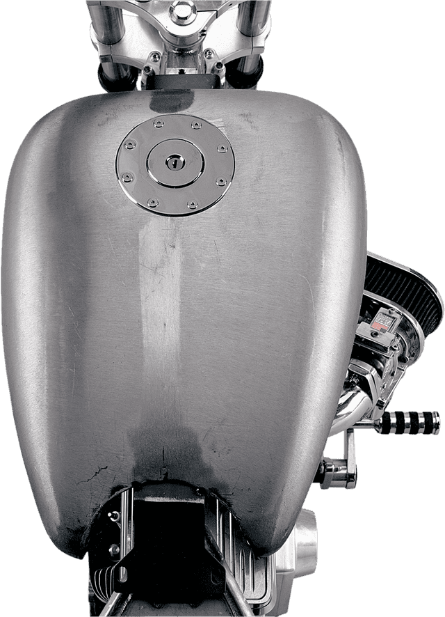 DRAG SPECIALTIES 2107-1737 2" Extended Gas Tank - FXR — image 2 of 3