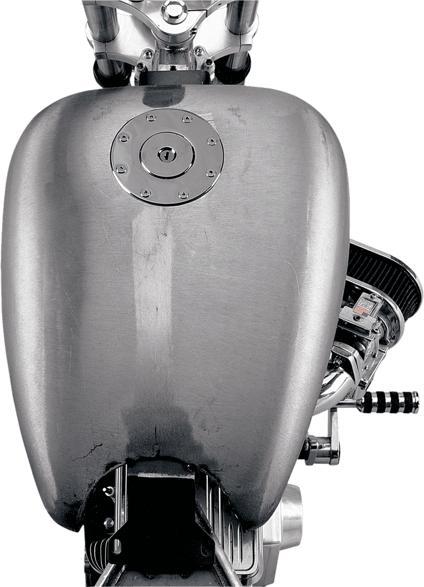 DRAG SPECIALTIES 2107-1737 2" Extended Gas Tank - FXR — image 2 of 3