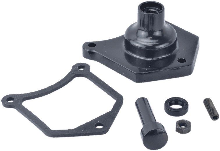DRAG SPECIALTIES 2110-0992 End Cover - Solenoid/Starter Button - Gloss Black