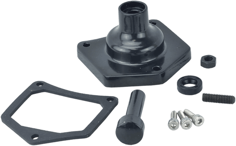 DRAG SPECIALTIES 2110-0994 End Cover - Solenoid/Starter Button - Gloss Black