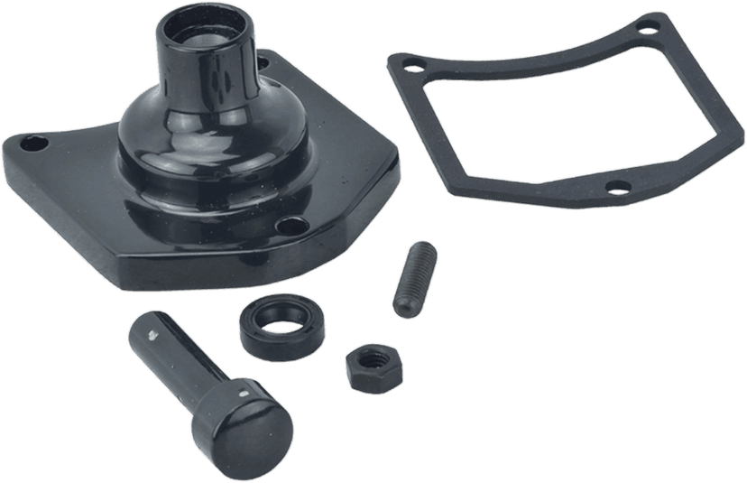 DRAG SPECIALTIES 2110-0996 End Cover - Solenoid/Starter Button - Gloss Black