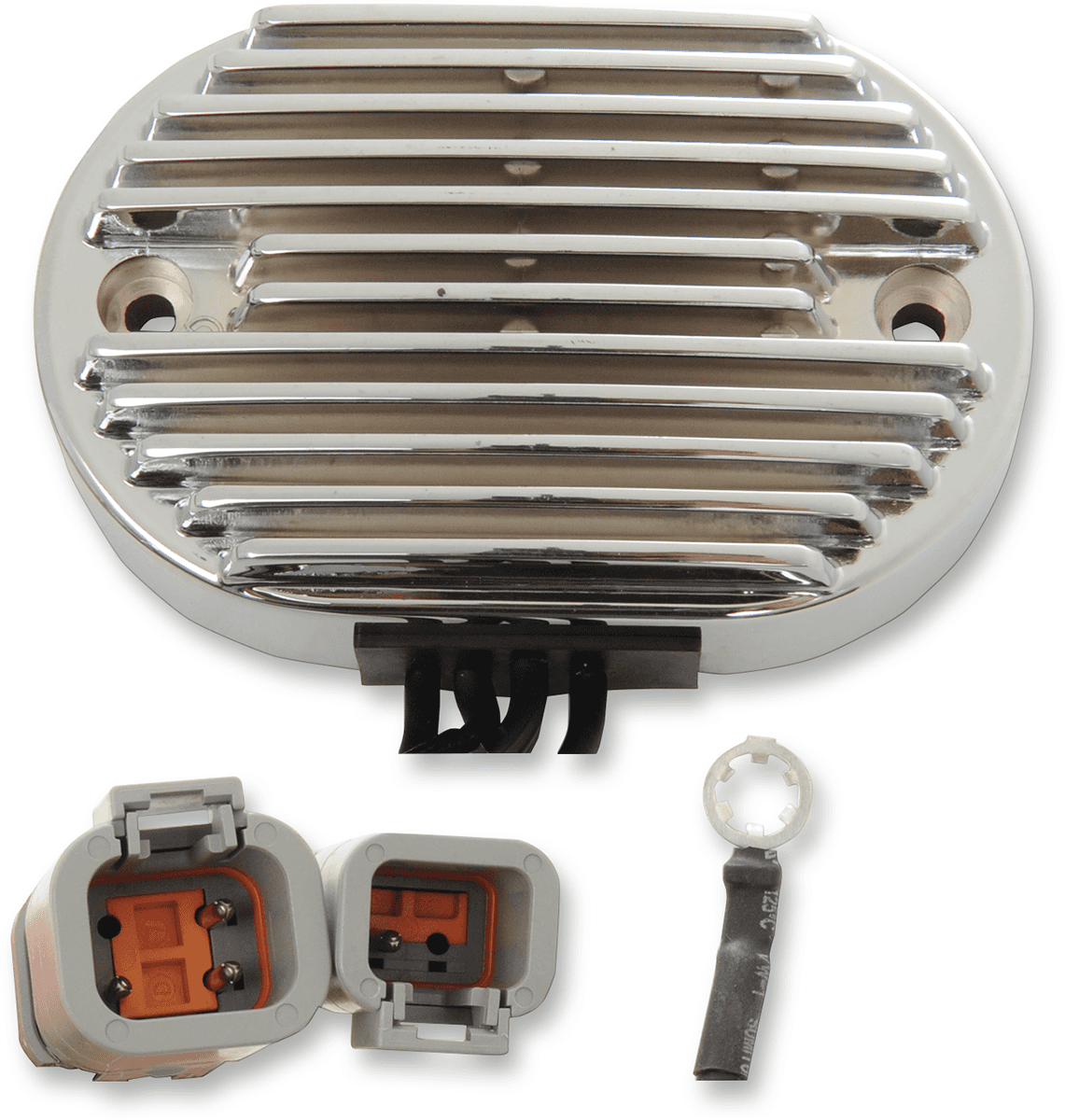 DRAG SPECIALTIES 2112-0804 Regulator - Chrome - '07 FX/FLST
