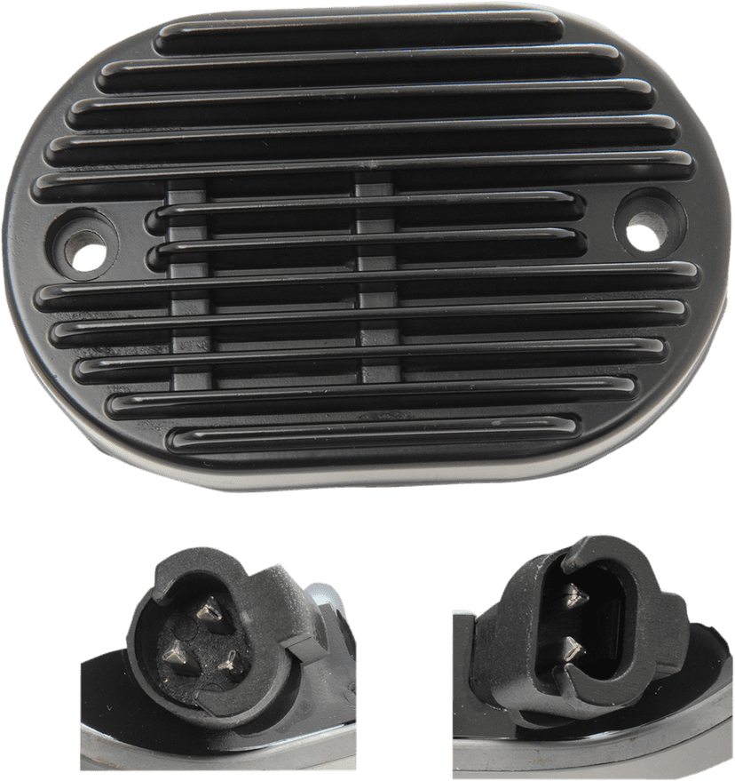DRAG SPECIALTIES 2112-0810 Regulator - Black - '08-'10 FX/FLST