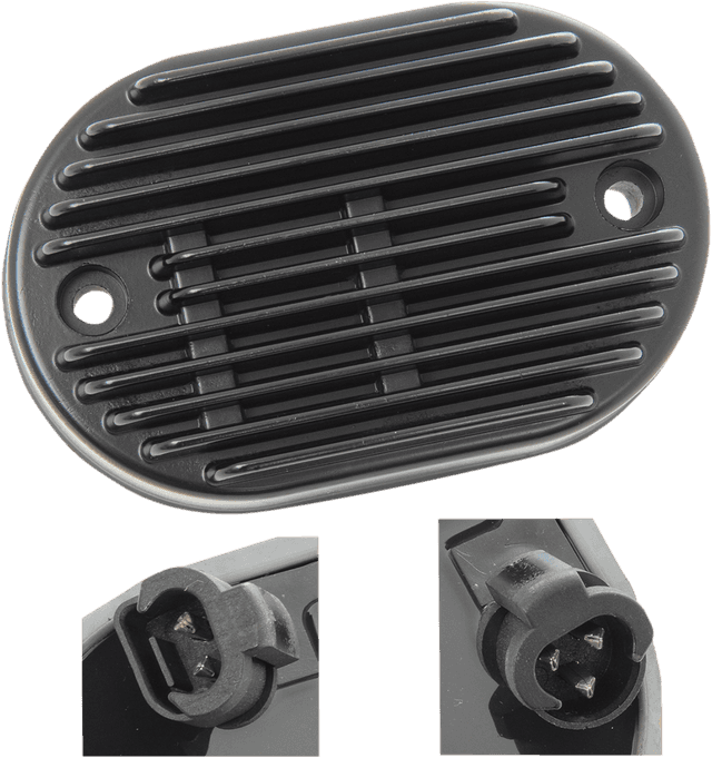 DRAG SPECIALTIES 2112-0811 Regulator - Black - '11-'17 FXS/FLST