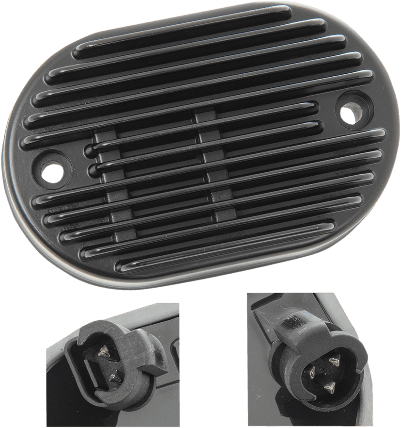 DRAG SPECIALTIES 2112-0811 Regulator - Black - '11-'17 FXS/FLST
