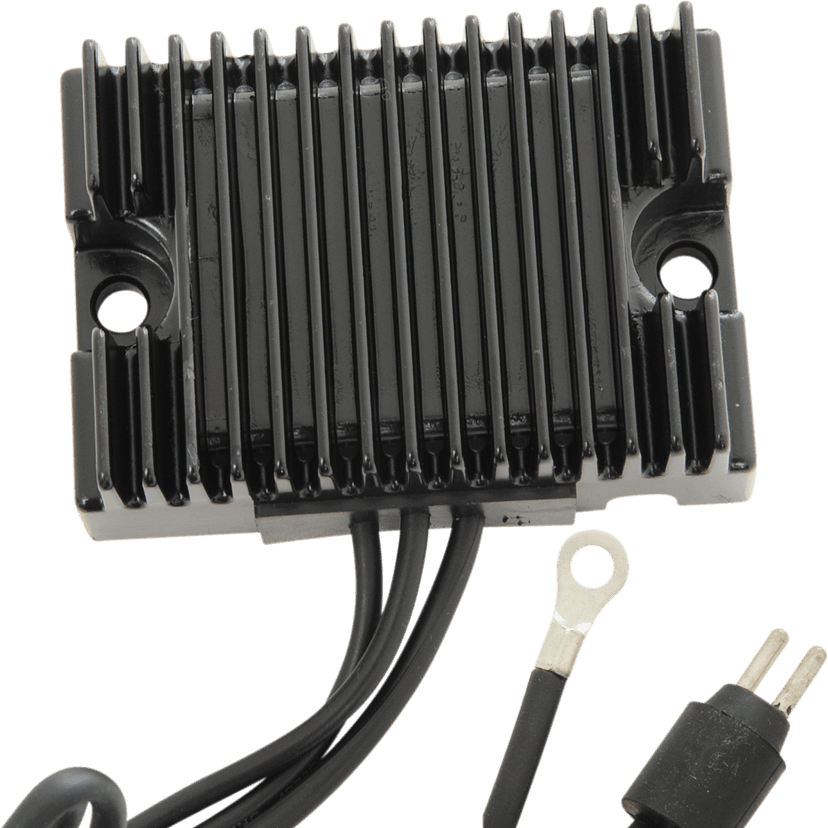 DRAG SPECIALTIES 2112-0825 Regulator - Black - '84-'90 XL