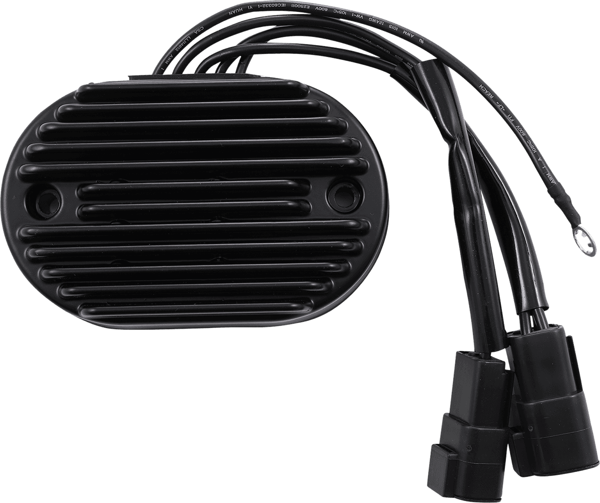 DRAG SPECIALTIES 2112-1026 Regulator - Black - '07 - FXST/FLST