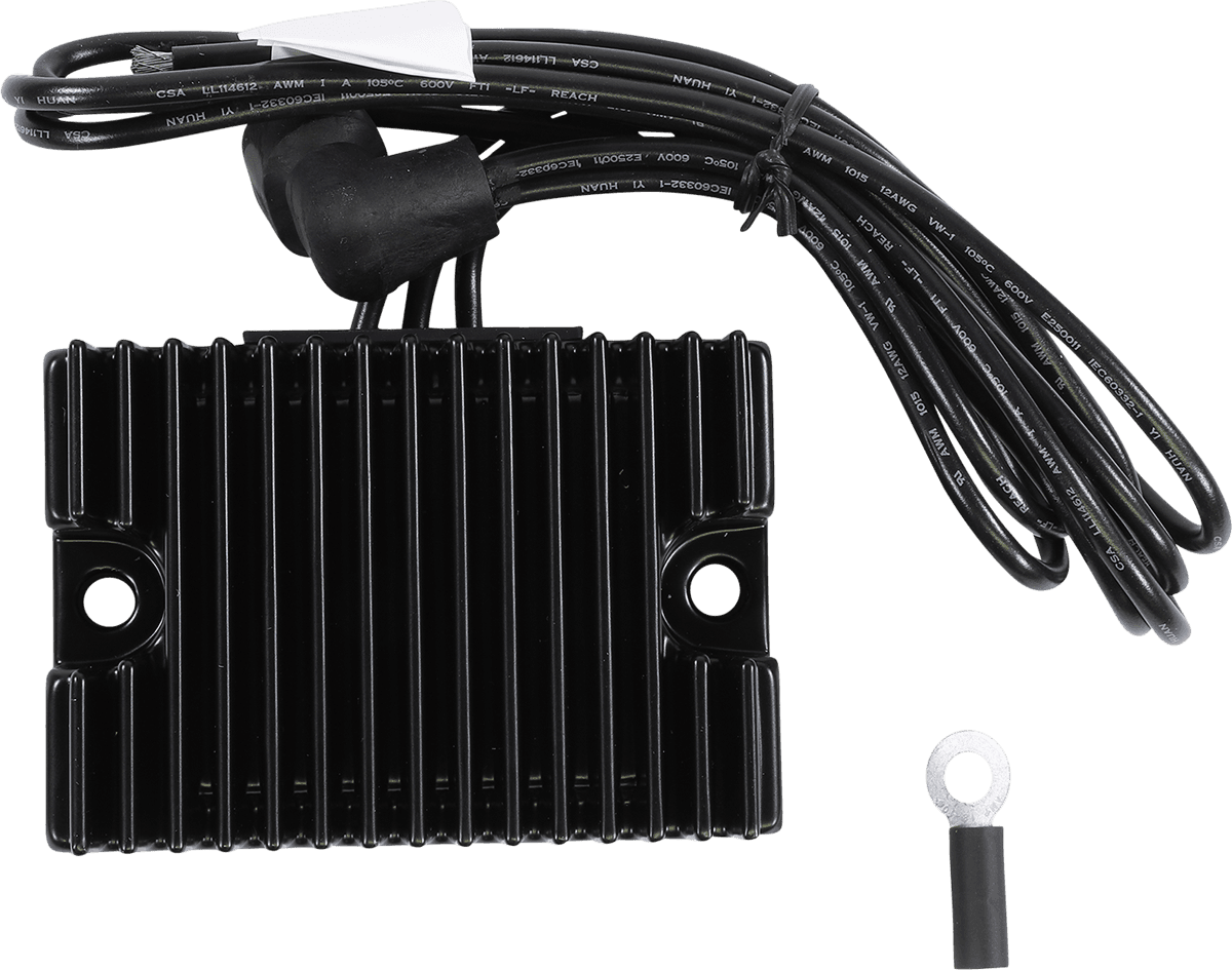 DRAG SPECIALTIES 2112-1062 Regulator - Black - '89-'99 FL/FX