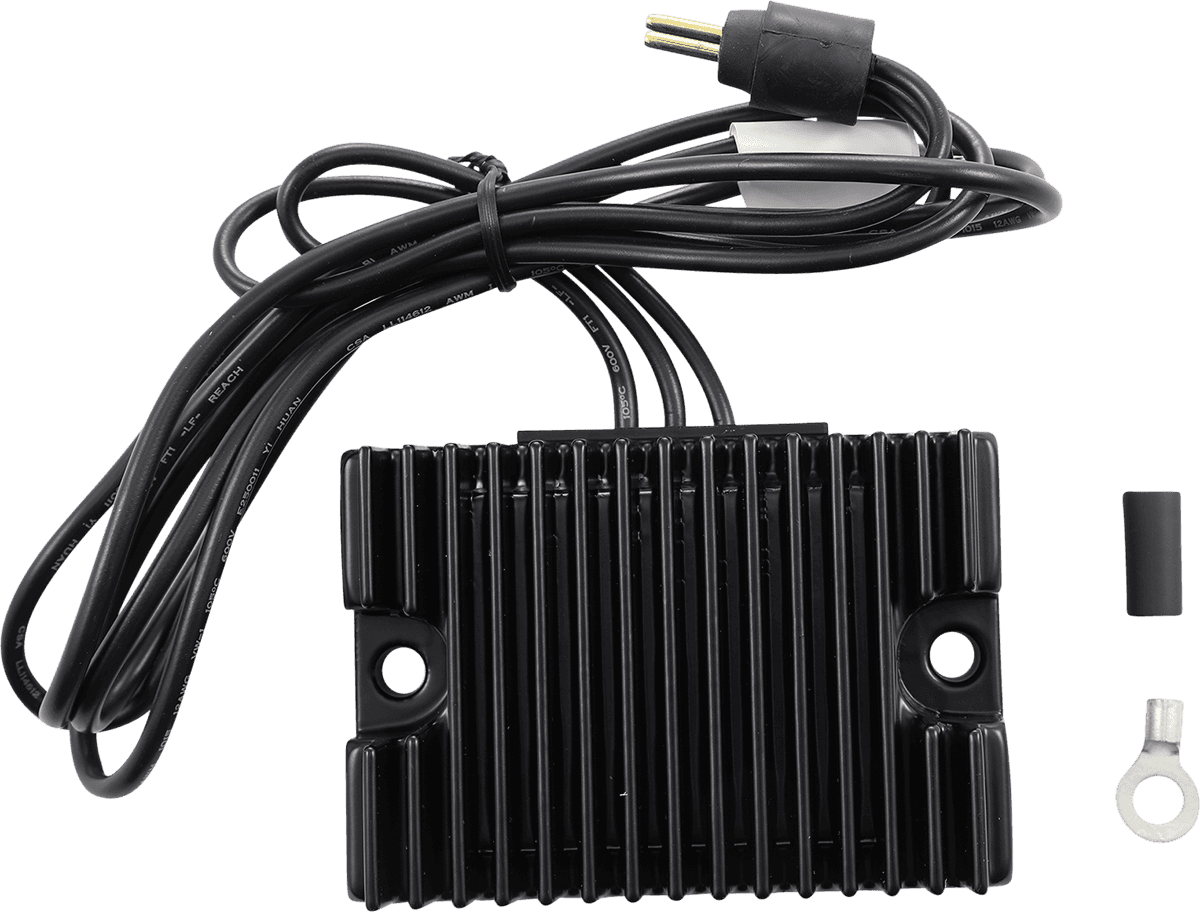 DRAG SPECIALTIES 2112-1066 Regulator - Black - '91 XL