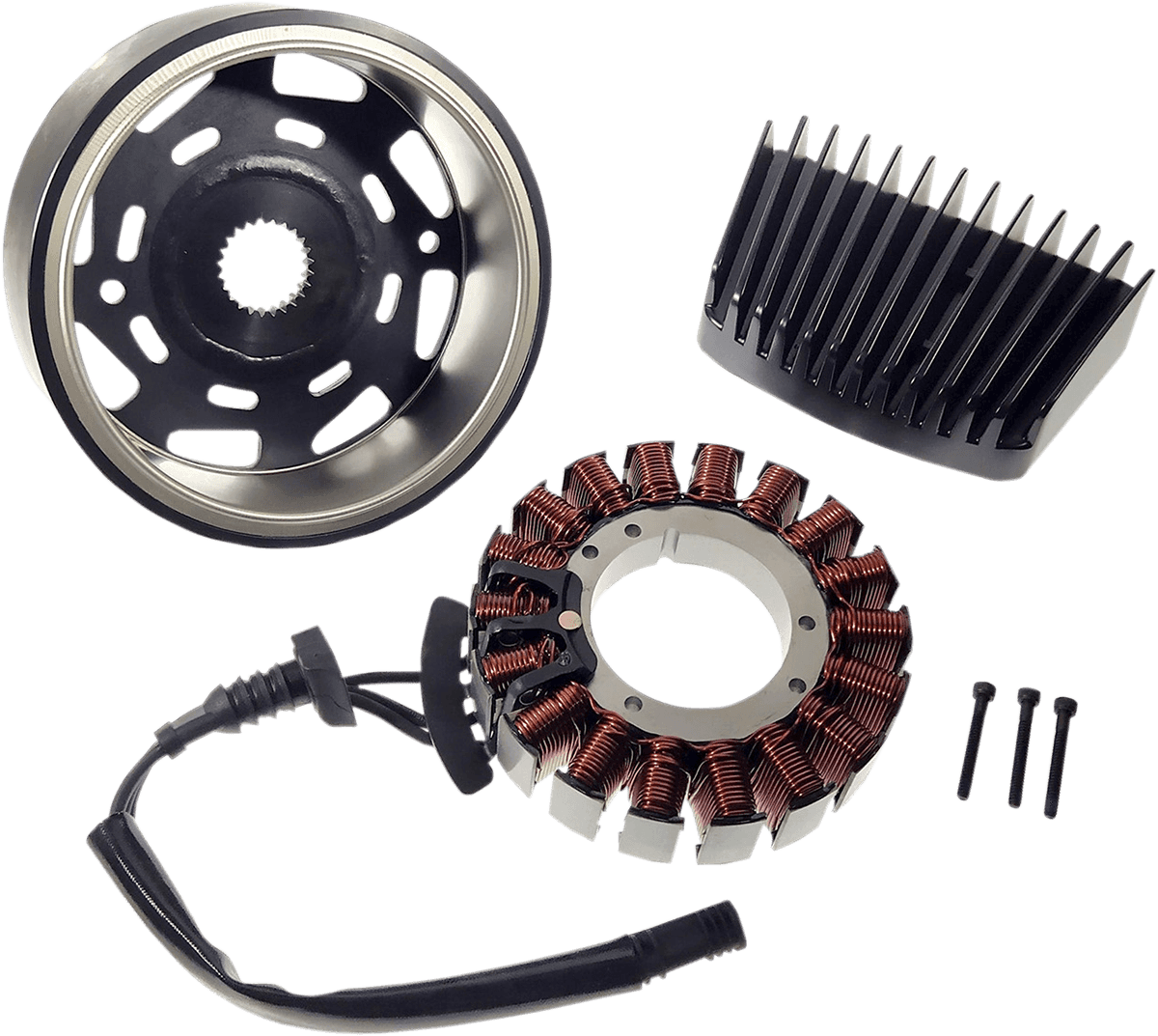 DRAG SPECIALTIES 2112-1516 Charging Kit - 48 A - Black