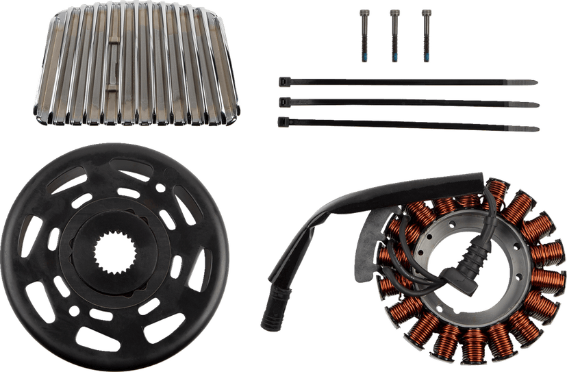 DRAG SPECIALTIES 2112-1517 Charging Kit - Chrome