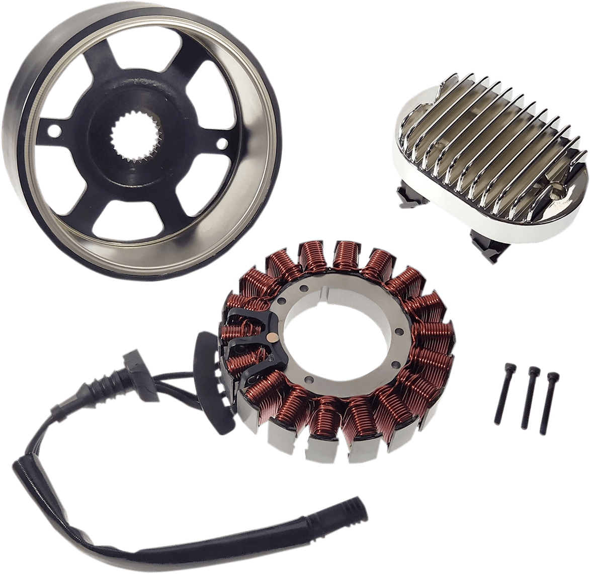 DRAG SPECIALTIES 2112-1519 Charging Kit - Chrome