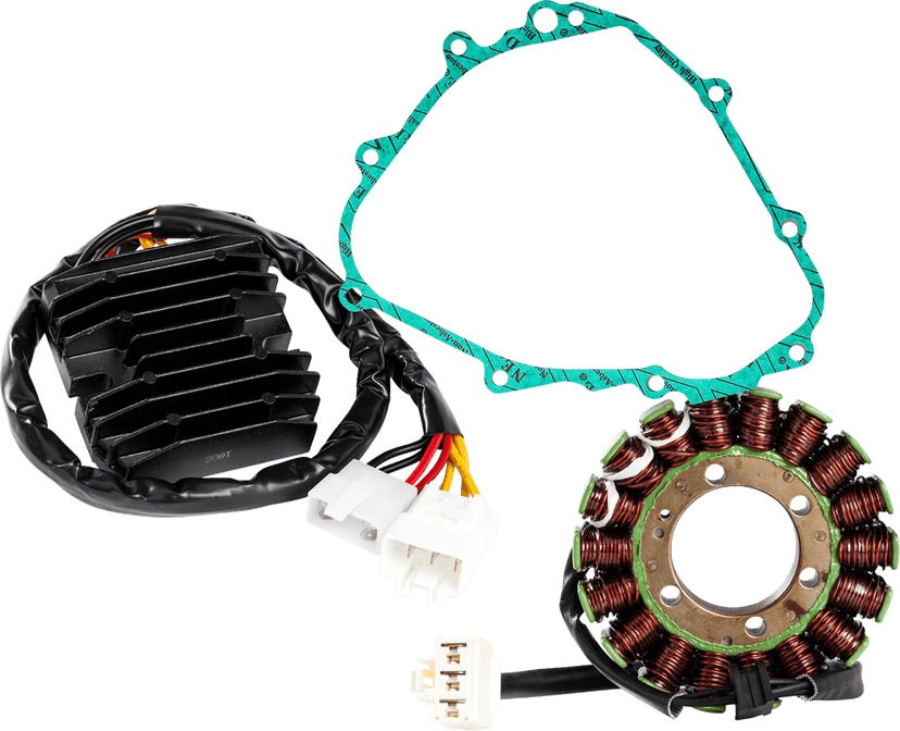 RICK'S MOTORSPORT ELECTRIC 2112-2070 Charging Kit - '01-'06 Honda CBR600F4I