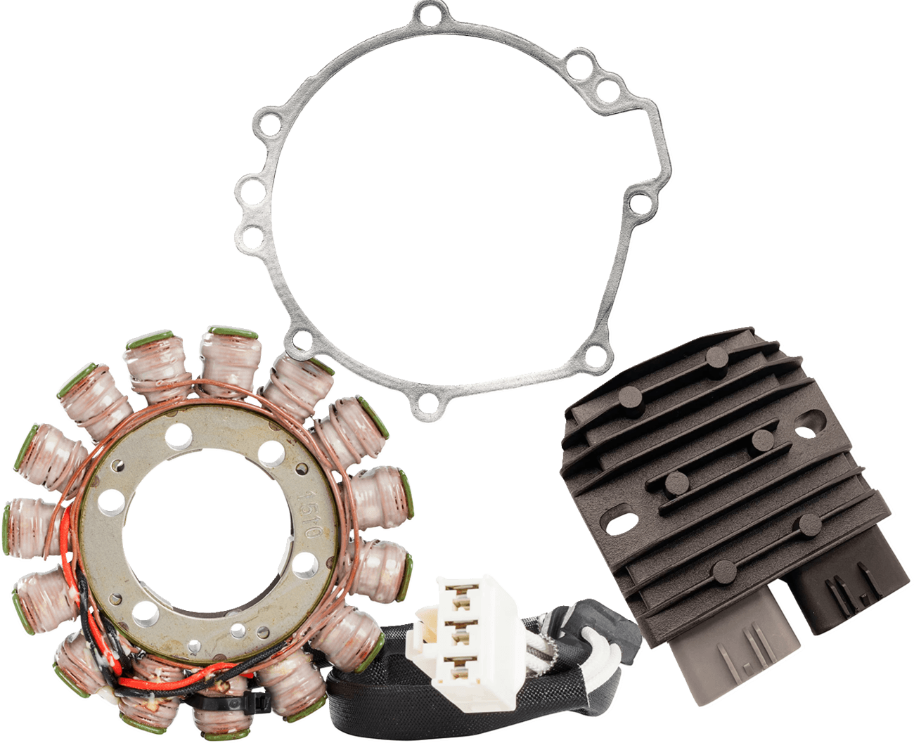 RICK'S MOTORSPORT ELECTRIC 2112-2073 Charging Kit - '06-'07 Ninja ZX10R