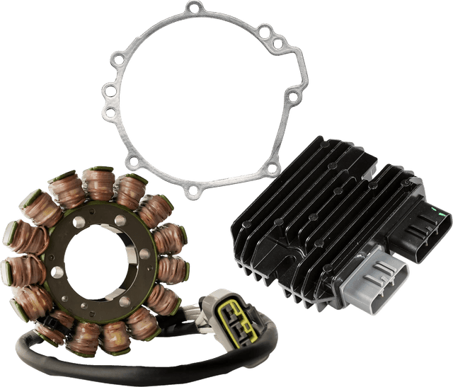 RICK'S MOTORSPORT ELECTRIC 2112-2074 Charging Kit - '08-'10 Ninja ZX10R