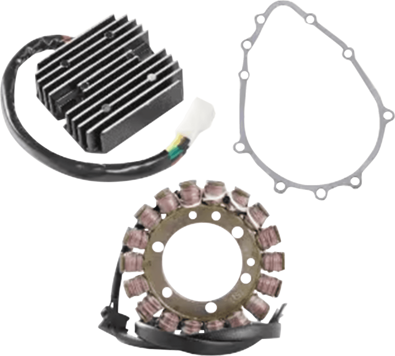 RICK'S MOTORSPORT ELECTRIC 2112-2079 Charging Kit - '98-'99 Ninja ZX6R