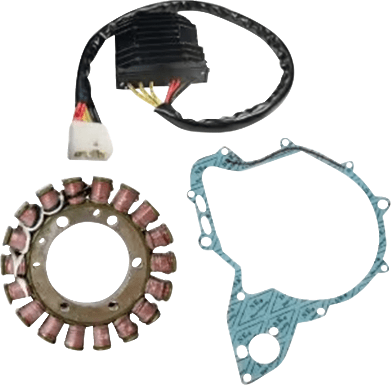 RICK'S MOTORSPORT ELECTRIC 21122100 Charging Kit - '04-'16 Yamaha V-Star