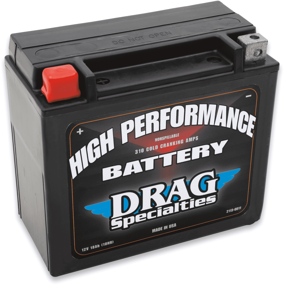 DRAG SPECIALTIES 2113-0011 High Performance Battery - YTX20H