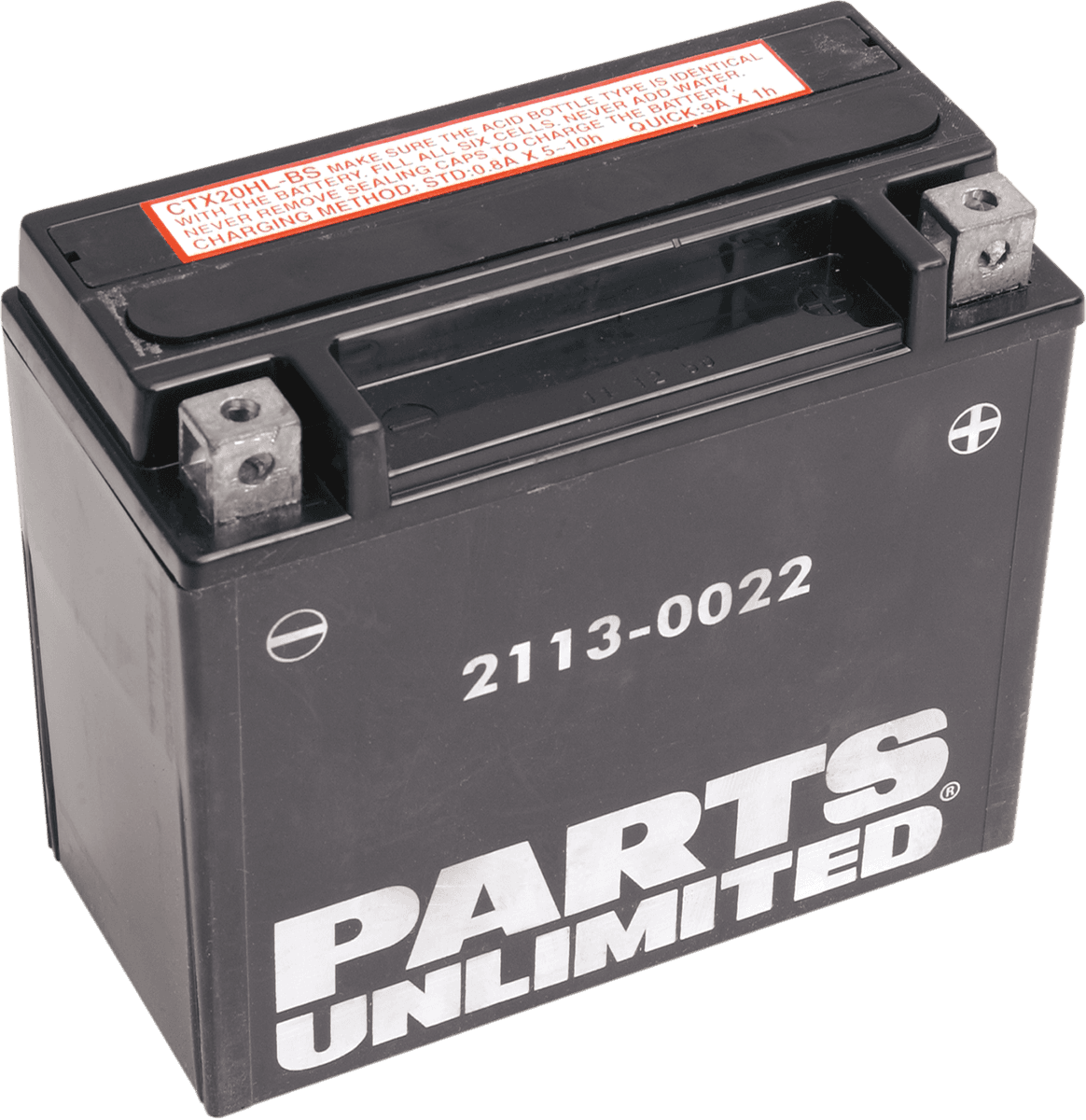 PARTS UNLIMITED 2113-0022 AGM Battery - YTX20HL-BS .948 L