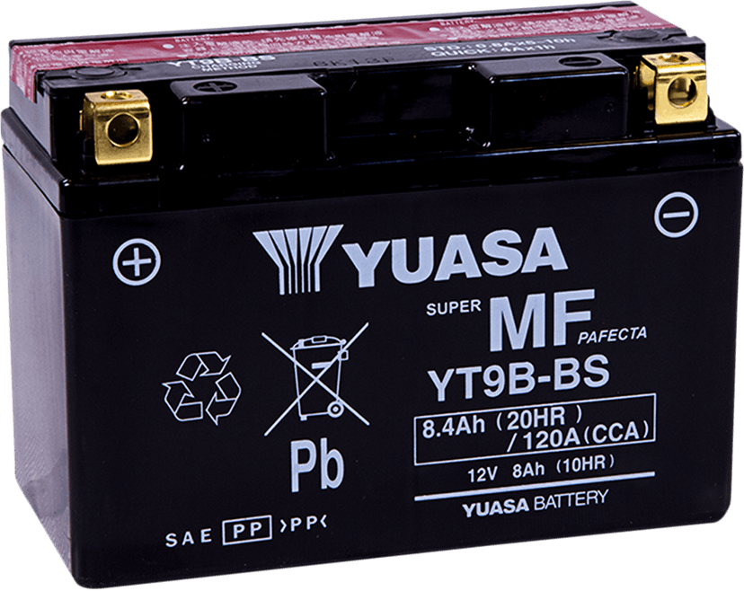 YUASA 2113-0068 AGM Battery - YT9B-BS - .40 L