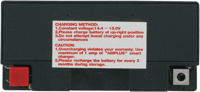 PARTS UNLIMITED 2113-0088 AGM Battery - YT9B-4/YT9B-BS — image 2 of 3