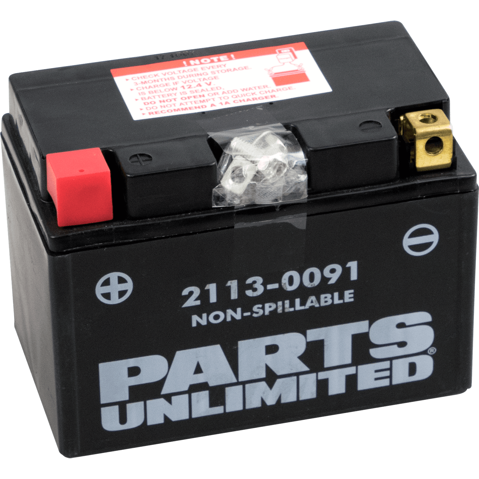PARTS UNLIMITED 2113-0091 AGM Battery - YTZ12S