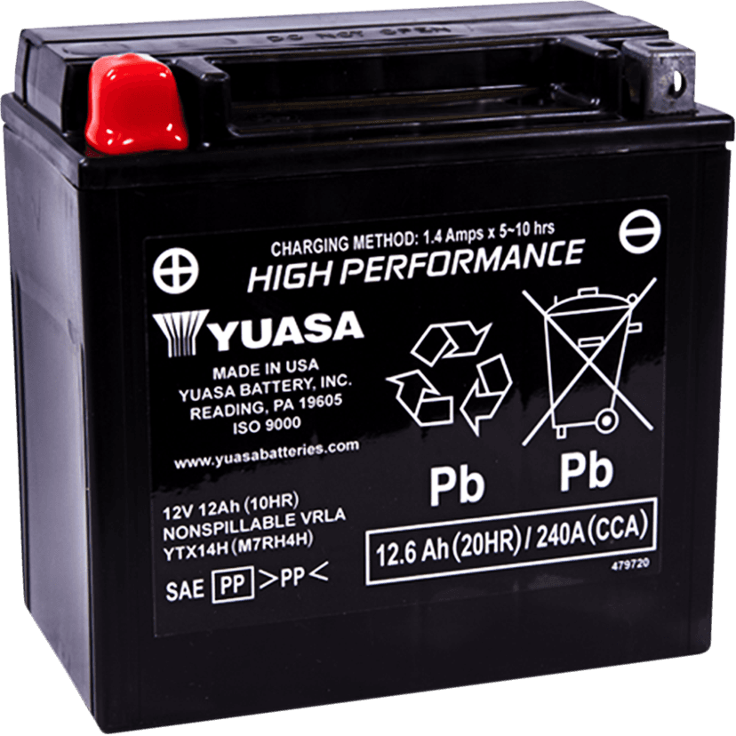 YUASA 2113-0106 AGM Battery - YTX14H