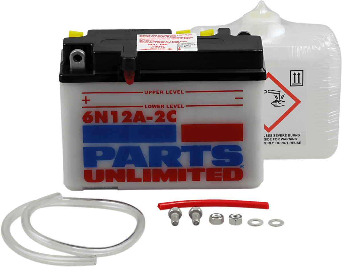PARTS UNLIMITED 2113-0158 Battery - 6N12A-2C (B54-6)