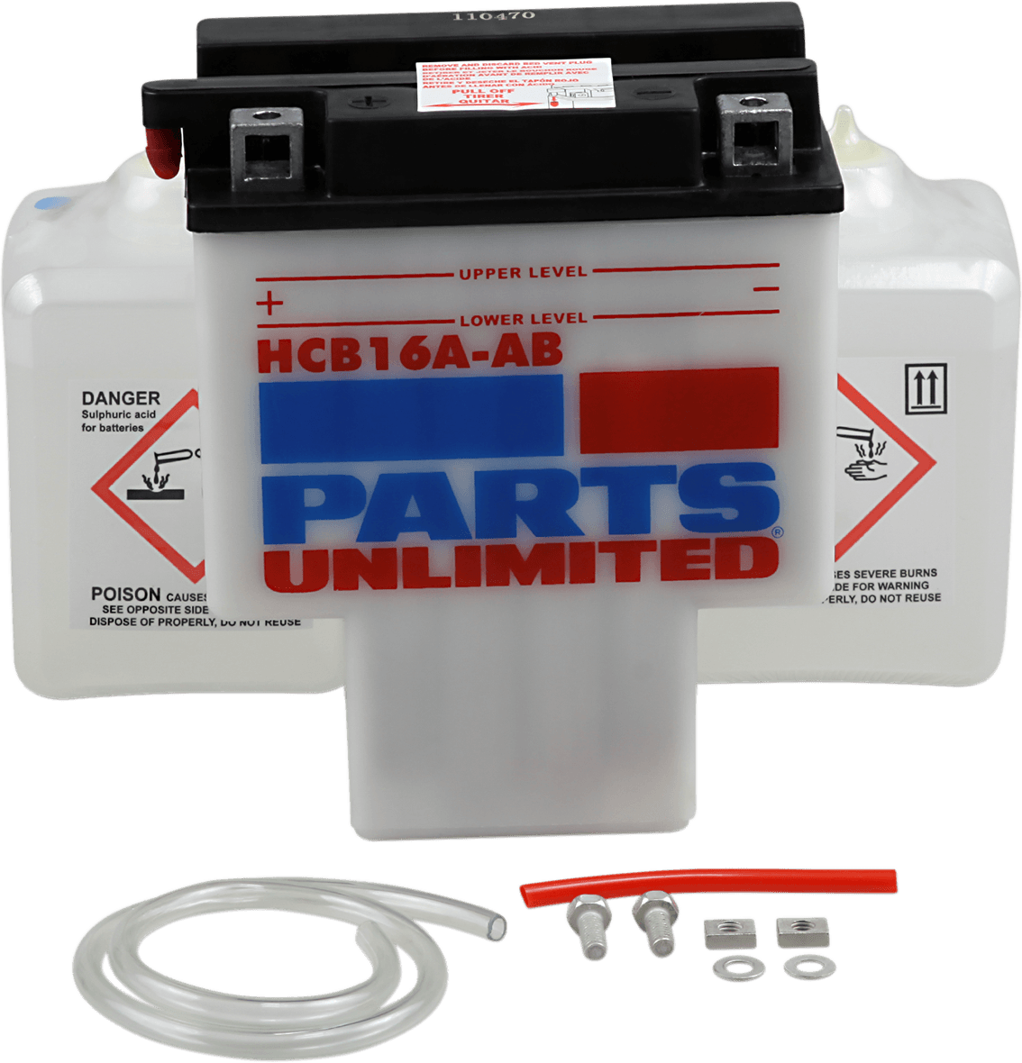 PARTS UNLIMITED 2113-0188 Battery - HYB16A-AB