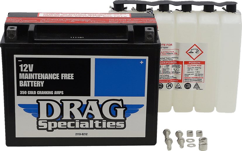 DRAG SPECIALTIES 2113-0212 AGM Battery - YTX24HLBS — image 2 of 4