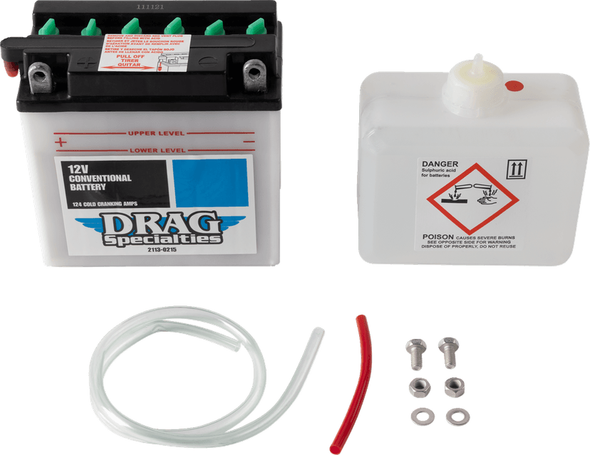 DRAG SPECIALTIES 2113-0215 Battery Kit - CB7-A — image 1 of 3
