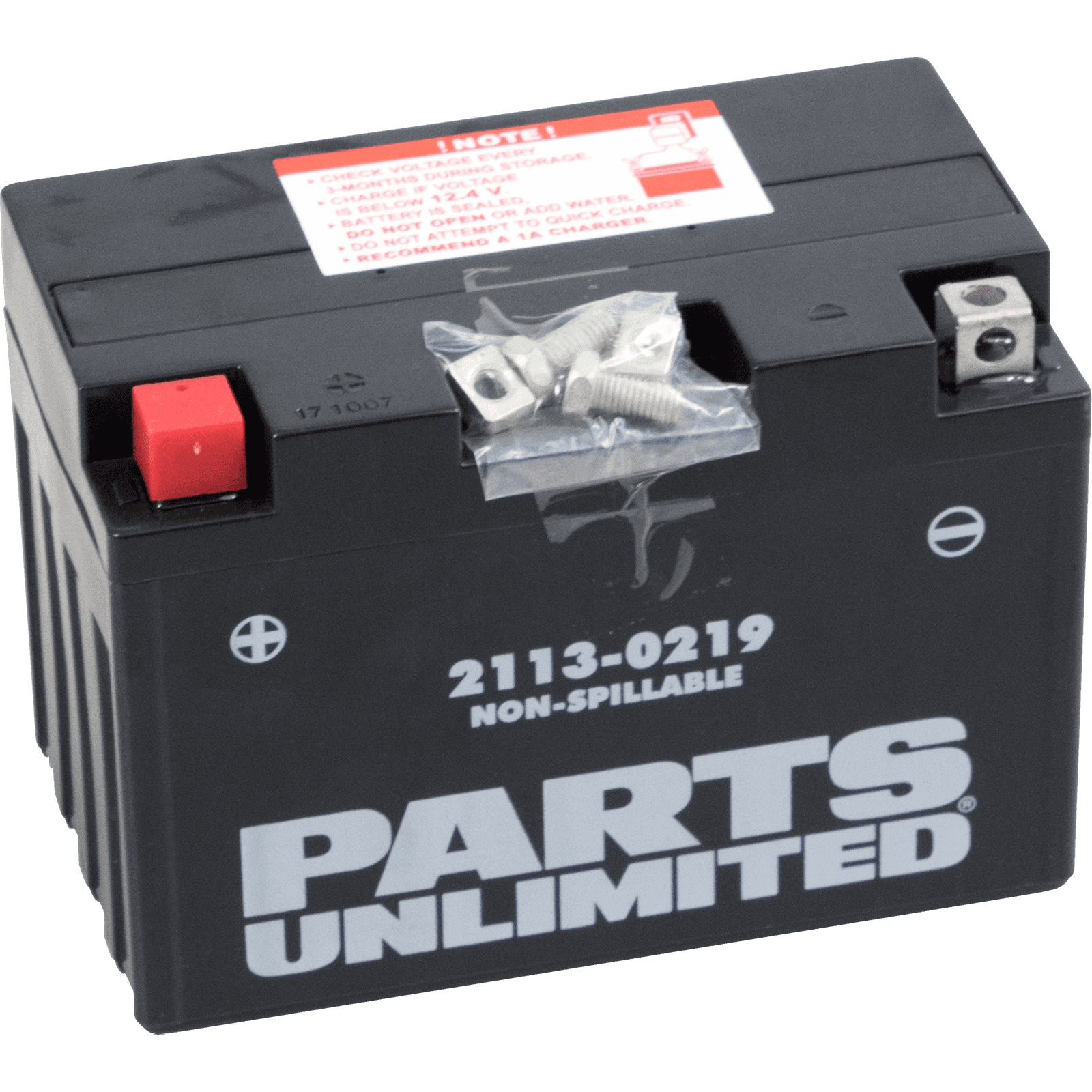 PARTS UNLIMITED 2113-0219 AGM Battery - YT12A-BS