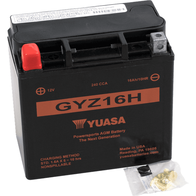 YUASA 2113-0296 AGM Battery - GYZ16H — image 1 of 2