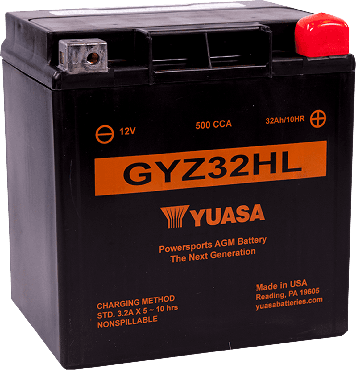 YUASA 2113-0358 AGM Battery - GYZ32HL